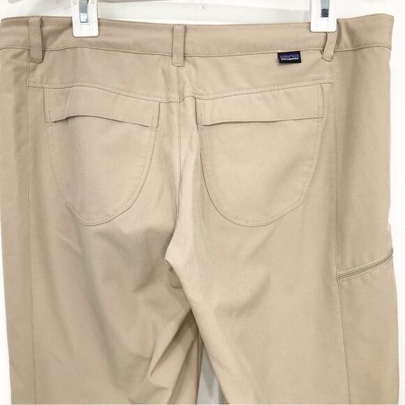 Patagonia Tan Lightweight Quick Dry Outdoor Performance Wear Travel Pants - Picture 9 of 16